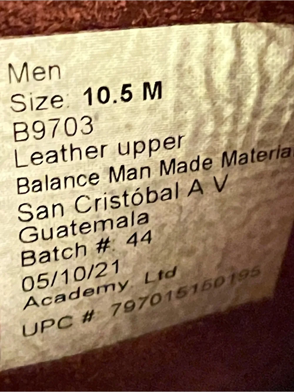 Brazos steel toed